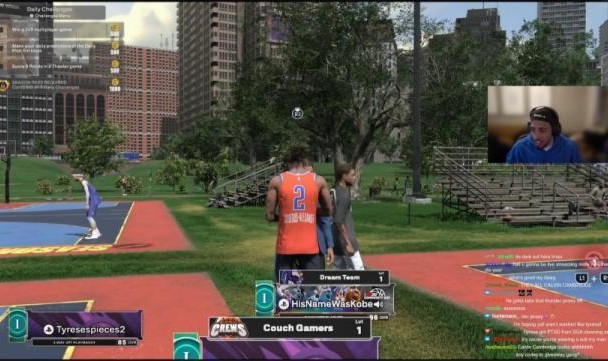 杀人诛心哈利伯顿直播玩2K 网友“亚历山大”过来偶遇